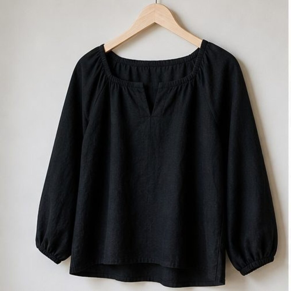 Black Tunic Blouse